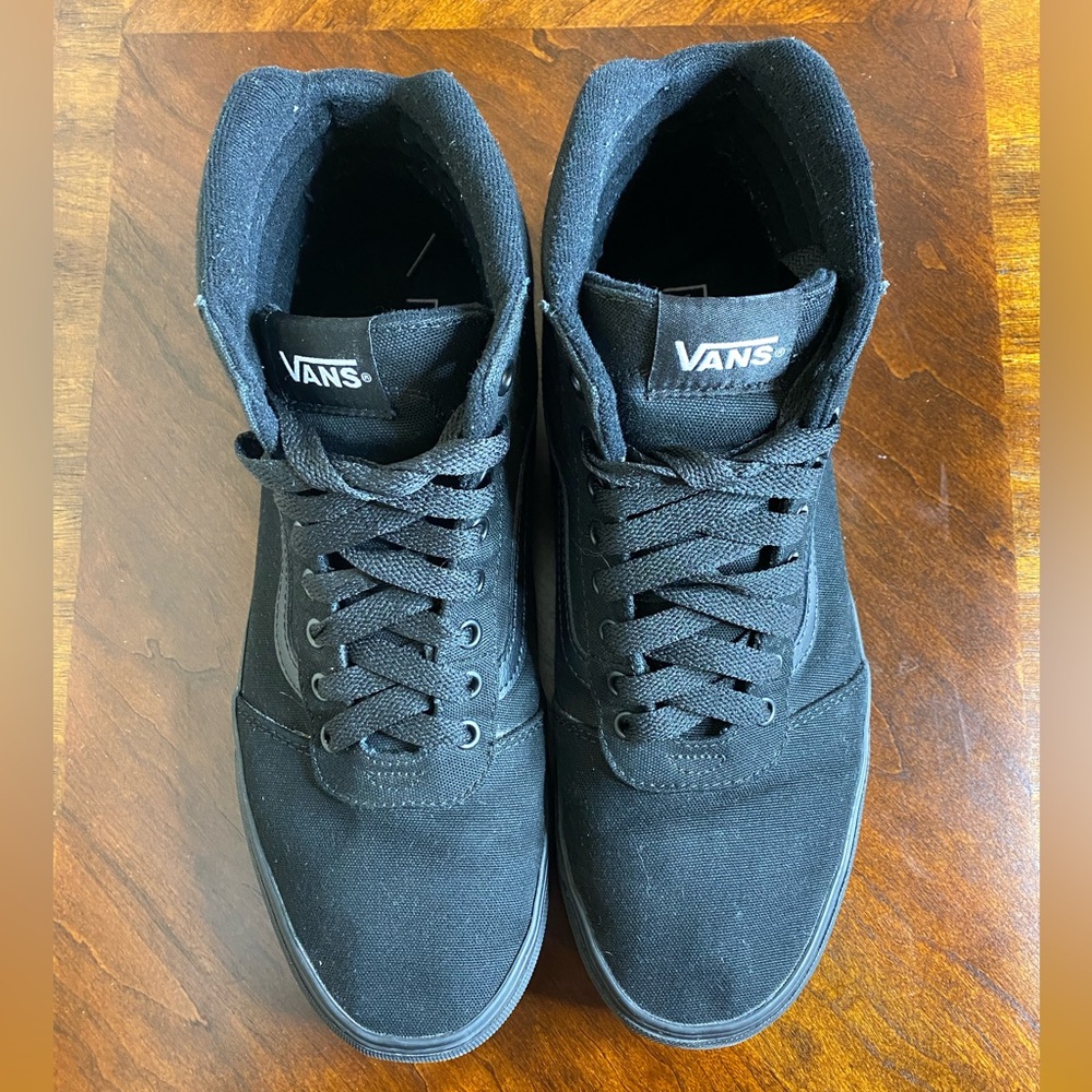 VANS Black High Top Men Shoes